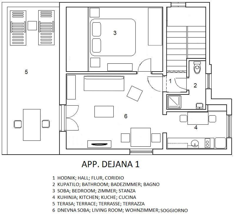 Apartments Dejana 斯廷佳 外观 照片